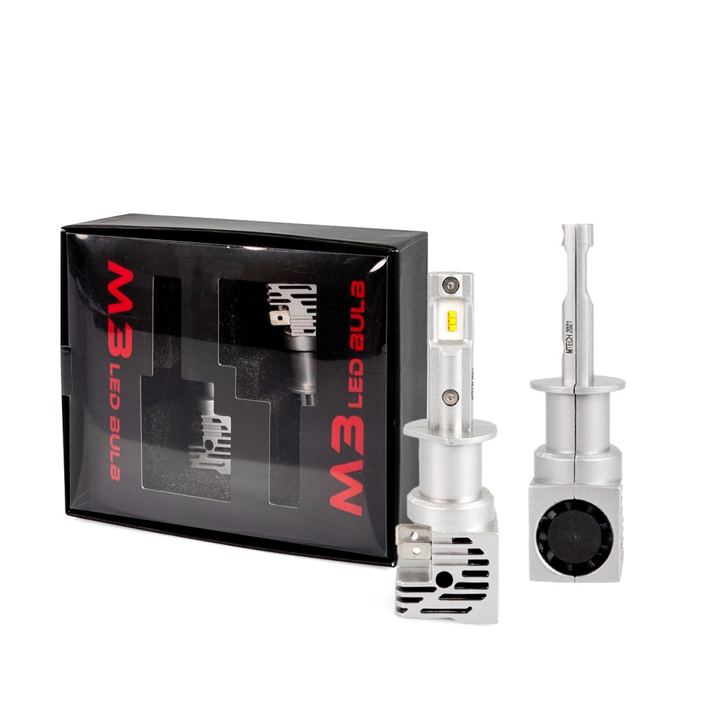 Εικόνα 1 από 3 — H1 12/24V 6.500K 5.000lm 50W CSP1860 M3 LED LSAS SERIES KIT ΨΥΚΤΡΑ/ΑΝΕΜΙΣΤΗΡΑΚΙ M-TECH- 2 ΤΕΜ.