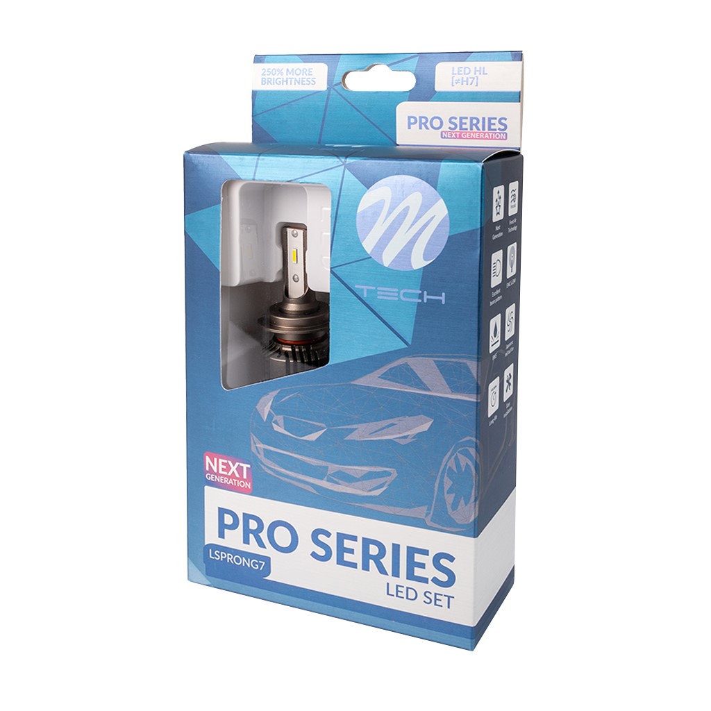 Εικόνα 3 από 4 — ΛΑΜΠΕΣ LED ΚΙΤ H7 12V 2x20W 6.500K 5200lm OSRAM PRO SET CAN-BUS (ΜΕ ΑΝΕΜΙΣΤΗΡΑΚΙ) NEW GEN  M-TECH -2ΤΕΜ.