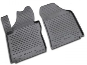 ΠΑΤΑΚΙΑ ΣΕ ΣΚΑΦΗ TPE ΛΑΣΤΙΧΟ ΓΙΑ VW CADDY TRUCK 10/2007+ ΣΕ ΜΑΥΡΟ ΧΡΩΜΑ NOVLINE - 2 ΤΕΜ.