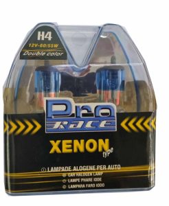 H4 12V 60/55W P43t RAINBOW BLUΕ ΤΥΠΟΥ XENON PRO-RACE - 2 ΤΕΜ.