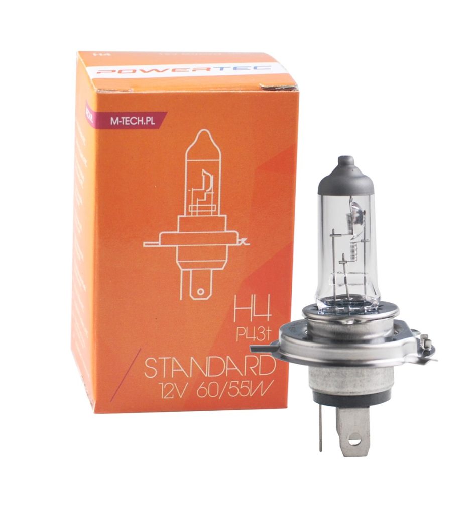 Εικόνα 1 από 1 — H4 12V 60/55W P43t POWERTEC STANDARD ΑΛΟΓΟΝΟΥ ΚΟΥΤΙ  M-TECH – 1ΤΕΜ.