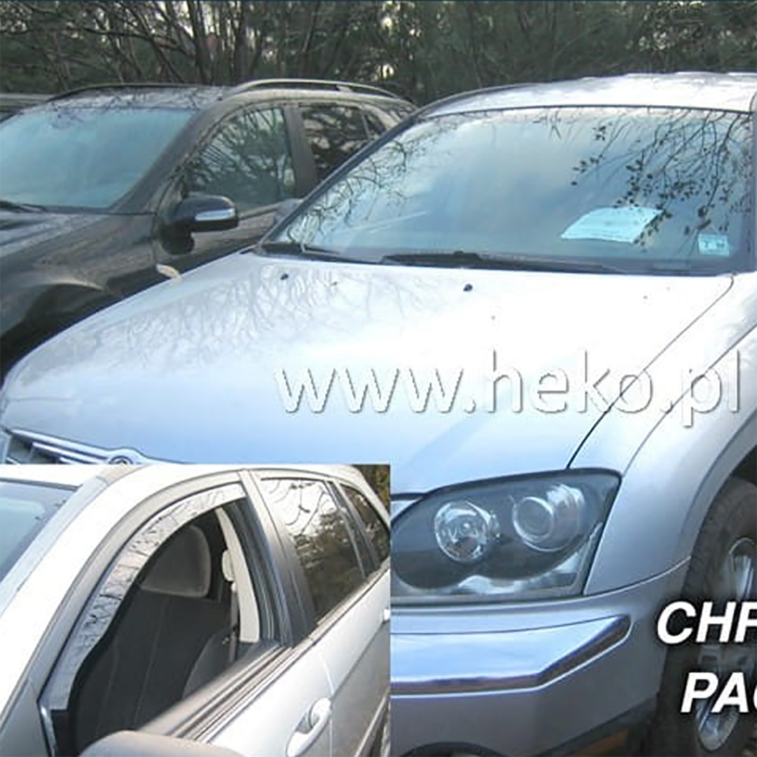 Εικόνα 1 από 5 — ΑΝΕΜΟΘΡΑΥΣΤΕΣ ΓΙΑ CHRYSLER PACIFICA 5D 2004-2018 ΖΕΥΓΑΡΙ ΑΠΟ ΕΥΚΑΜΠΤΟ ΦΙΜΕ ΠΛΑΣΤΙΚΟ HEKO – 2 ΤΕΜ.