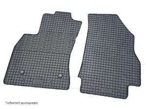 Cik - ΠΑΤΑΚΙΑ ΑΥΤΟΚΙΝΗΤΟΥ ΑΠΟ ΛΑΣΤΙΧΟ ΓΙΑ SEAT ALHAMBRA 2010-2021 / VW SHARAN 2010-2020 (3Η ΣΕΙΡΑ ΚΑΘΙΣΜΑΤΩΝ) ΣΕ ΜΑΥΡΟ ΧΡΩΜΑ ΜΕ ΚΟΥΜΠΩΜΑΤΑ - 2 ΤΕΜ. (RM.SE.0006/CK)