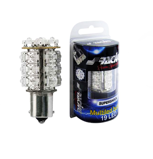 Εικόνα 1 από 1 — ΛΑΜΠΑΚΙ ΜΟΝΟΠΟΛΙΚΟ 20 LED 12V ΛΕΥΚΟ SIMONI RACING – 1 TEM.