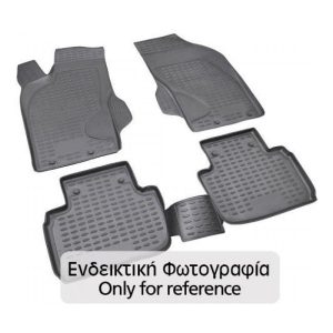 MAZDA 2 2007-2014 ΠΑΤ.ΛΑΣΤΙΧΟ ΣΚΑΦΑΚΙΑ (ΜΑΥΡΑ) - 4 ΤΕΜ.