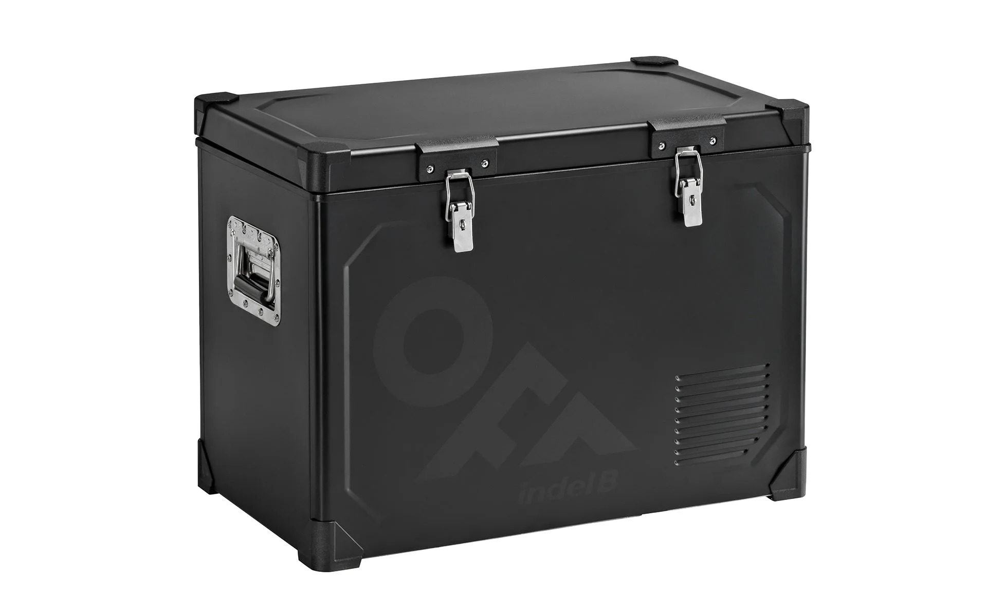 Εικόνα 1 από 4 — ΨΥΓΕΙΟ TB46 STEEL BLACK ΜΕΤΑΛΛΙΚΟ 45L 12/24V 85W 488x682x405mm INDEL B – 1 TEM.
