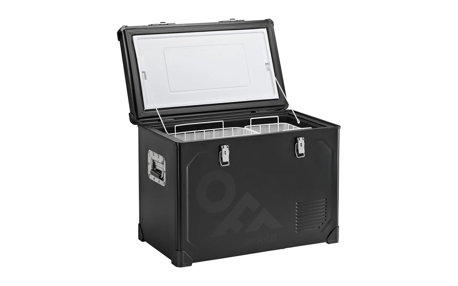Εικόνα 2 από 4 — ΨΥΓΕΙΟ TB46 STEEL BLACK ΜΕΤΑΛΛΙΚΟ 45L 12/24V 85W 488x682x405mm INDEL B – 1 TEM.