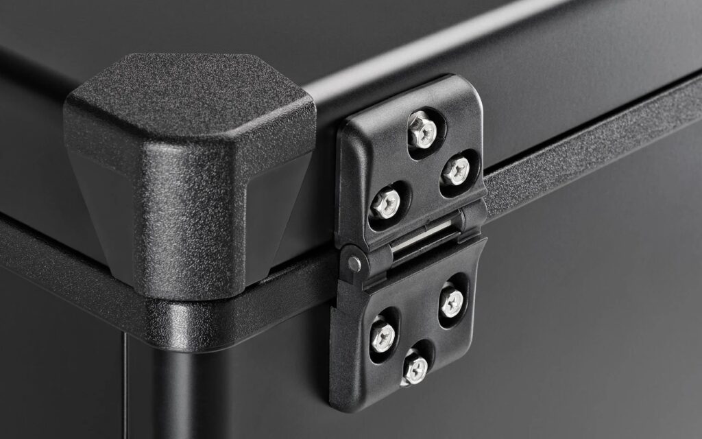 Εικόνα 4 από 4 — ΨΥΓΕΙΟ TB65DD STEEL BLACK ΜΕΤΑΛΛΙΚΟ ΜΕ 2 ΘΑΛΑΜΟΥΣ 60L (36L+24L) 12/24V 85W 499x810x492mm  INDEL B – 1 TEM.