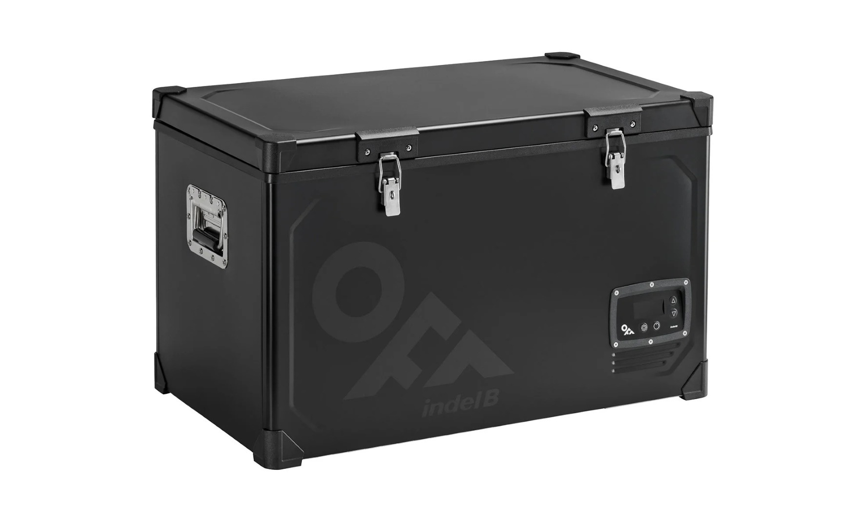 Εικόνα 1 από 4 — ΨΥΓΕΙΟ TB74 STEEL BLACK ΜΕΤΑΛΛΙΚΟ 71L 12/24V 85W 499x810x492mm INDEL B – 1 TEM.