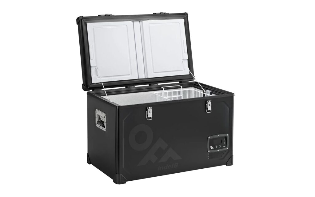 Εικόνα 2 από 4 — ΨΥΓΕΙΟ TB74 STEEL BLACK ΜΕΤΑΛΛΙΚΟ 71L 12/24V 85W 499x810x492mm INDEL B – 1 TEM.
