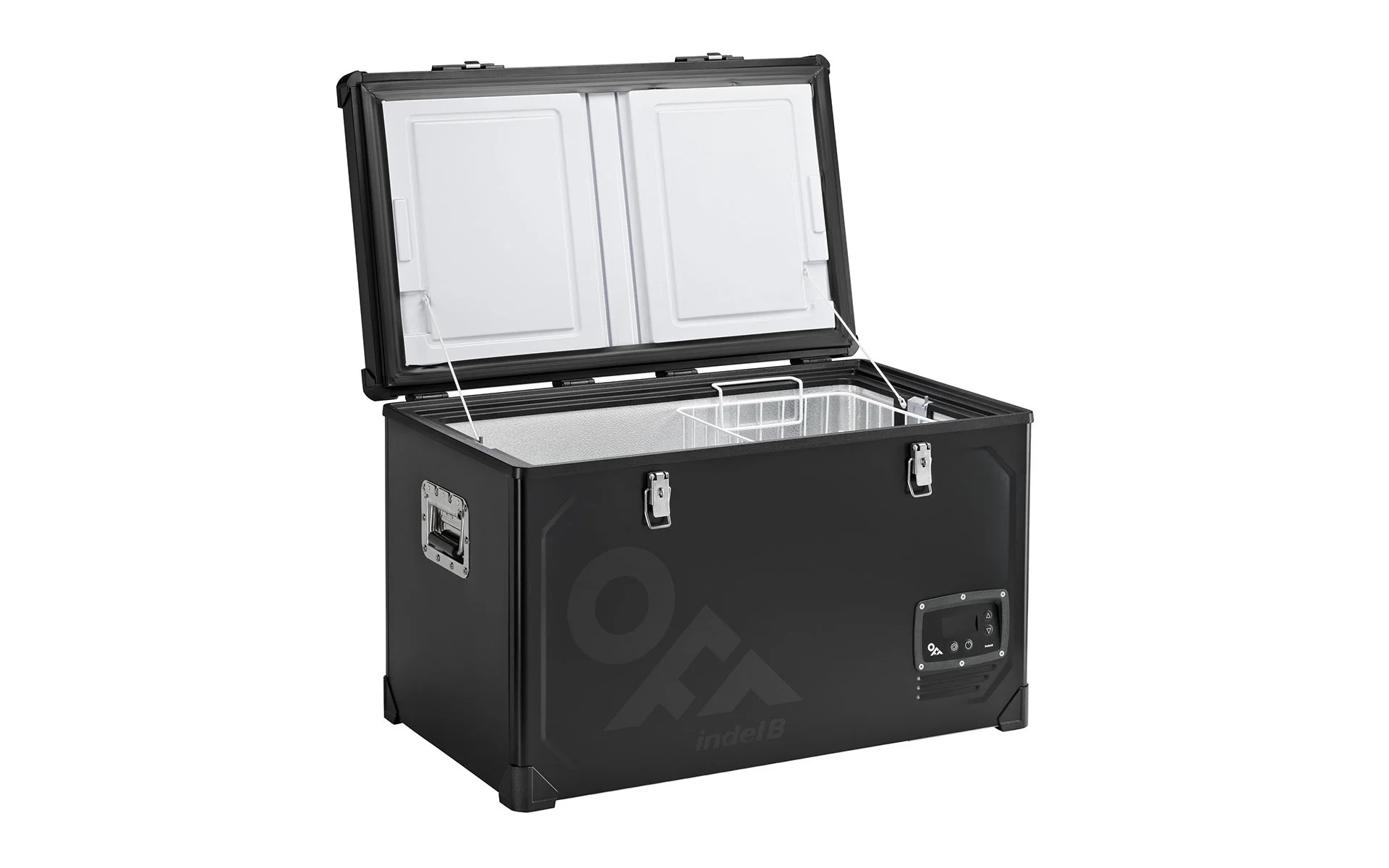 Εικόνα 2 από 4 — ΨΥΓΕΙΟ TB74 STEEL BLACK ΜΕΤΑΛΛΙΚΟ 71L 12/24V 85W 499x810x492mm INDEL B – 1 TEM.