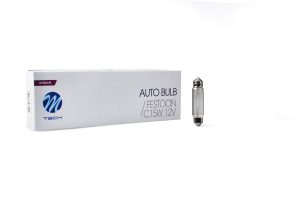 ΛΑΜΠΑΚΙΑ ΠΛΑΦΟΝΙΕΡΑΣ 15W C15W 12V SV8,5 43mm STANDARD ΑΛΟΓΟΝΟΥ 10ΤΕΜ. M-TECH