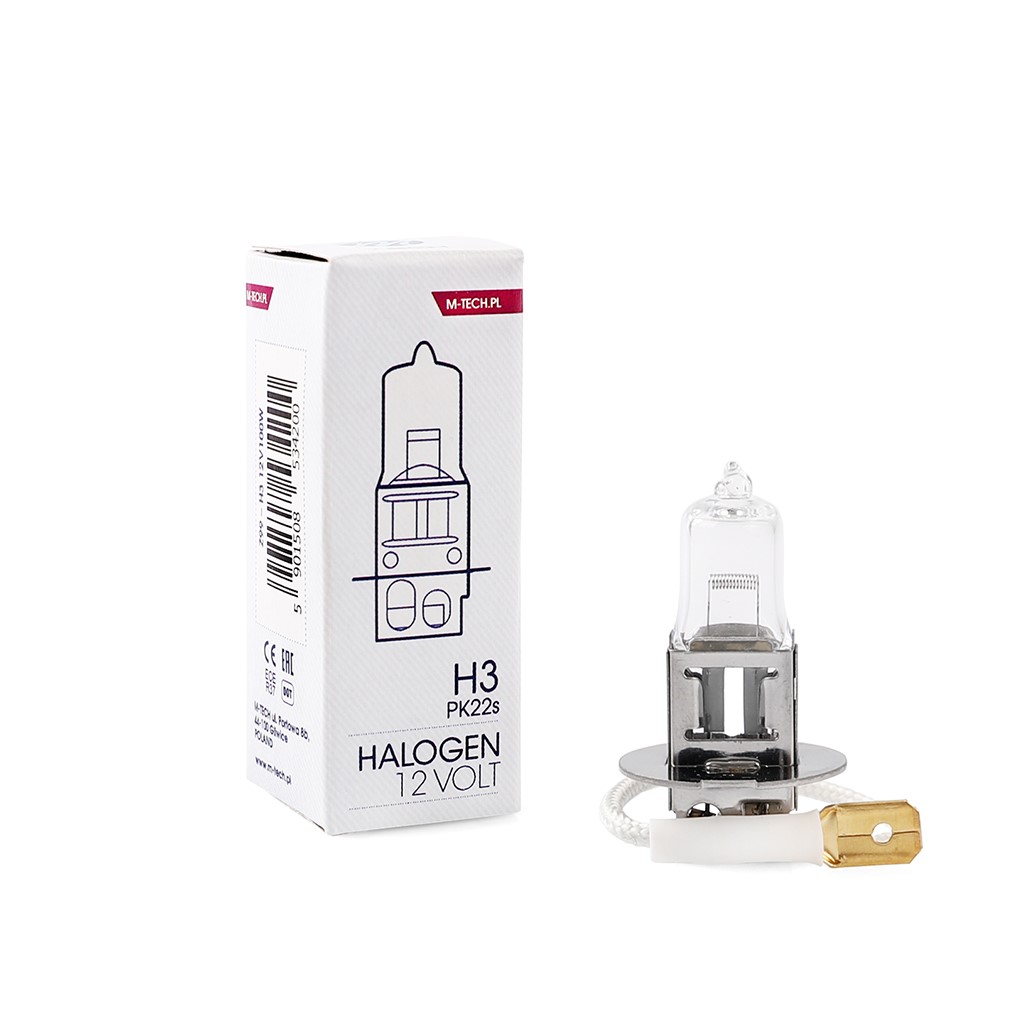 Εικόνα 1 από 1 — H3 12V 100W PK22s STANDARD ΑΛΟΓΟΝΟΥ ΚΟΥΤΙ  M-TECH – 1ΤΕΜ.
