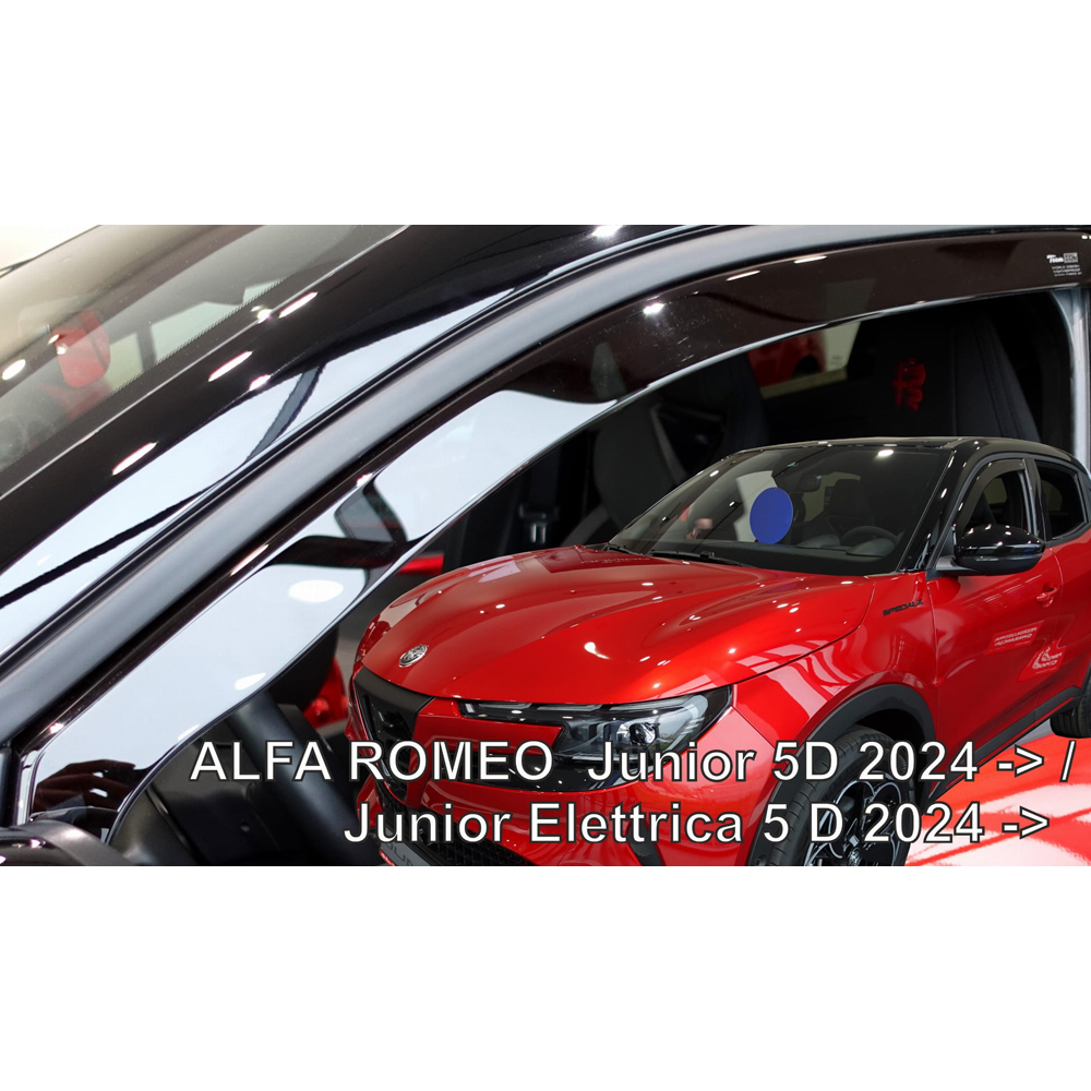Εικόνα 1 από 5 — ΑΝΕΜΟΘΡΑΥΣΤΕΣ ΓΙΑ ALFA ROMEO JUNIOR 5D 2024+ ΖΕΥΓΑΡΙ ΑΠΟ ΕΥΚΑΜΠΤΟ ΦΙΜΕ ΠΛΑΣΤΙΚΟ HEKO – 2 ΤΕΜ.