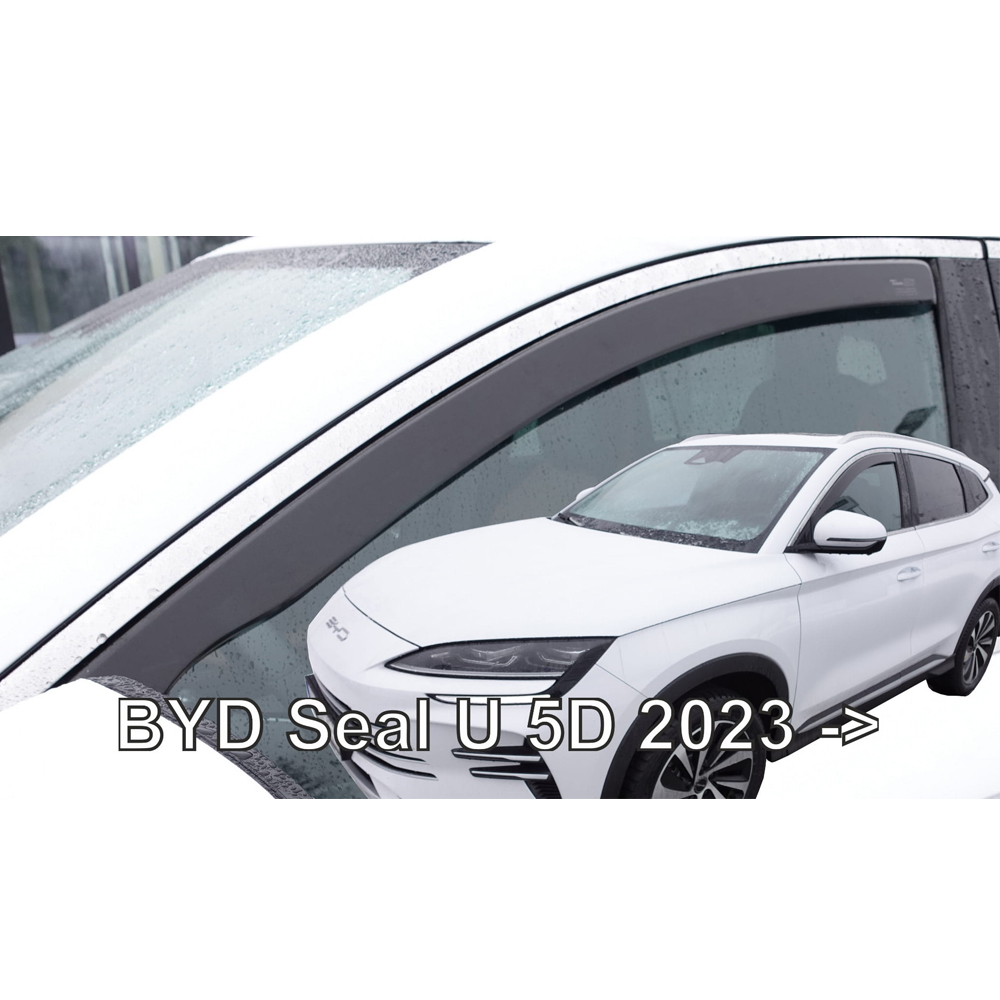 Εικόνα 1 από 6 — ΑΝΕΜΟΘΡΑΥΣΤΕΣ ΓΙΑ BYD SEAL U 5D 2023+ ΣΕΤ ΑΥΤΟΚΙΝΗΤΟΥ ΑΠΟ ΕΥΚΑΜΠΤΟ ΦΙΜΕ ΠΛΑΣΤΙΚΟ HEKO – 4 ΤΕΜ.