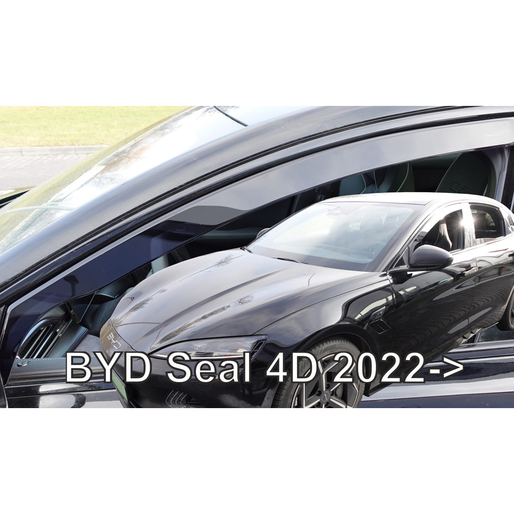 Εικόνα 1 από 6 — ΑΝΕΜΟΘΡΑΥΣΤΕΣ ΓΙΑ BYD SEAL 4D 2022+ ΣΕΤ ΑΥΤΟΚΙΝΗΤΟΥ ΑΠΟ ΕΥΚΑΜΠΤΟ ΦΙΜΕ ΠΛΑΣΤΙΚΟ HEKO – 4 ΤΕΜ.
