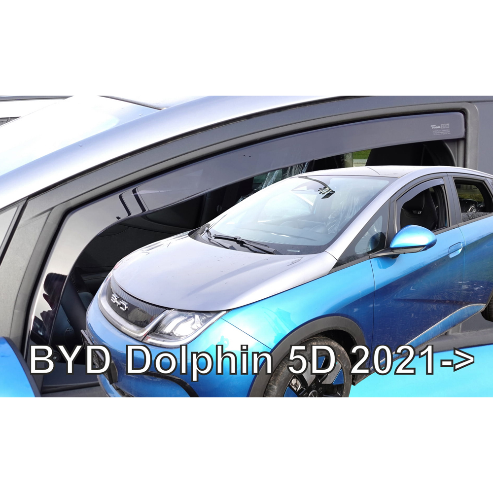 Εικόνα 1 από 6 — ΑΝΕΜΟΘΡΑΥΣΤΕΣ ΓΙΑ BYD DOLPHIN 5D 2021+ ΖΕΥΓΑΡΙ ΑΠΟ ΕΥΚΑΜΠΤΟ ΦΙΜΕ ΠΛΑΣΤΙΚΟ HEKO – 2 ΤΕΜ.