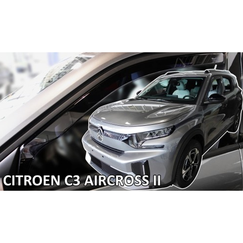 Εικόνα 1 από 4 — ΑΝΕΜΟΘΡΑΥΣΤΕΣ ΓΙΑ CITROEN C3 IV 5D 2024+ / E-C3 IV 5D 2024+ ΖΕΥΓΑΡΙ ΑΠΟ ΕΥΚΑΜΠΤΟ ΦΙΜΕ ΠΛΑΣΤΙΚΟ HEKO – 2 ΤΕΜ.