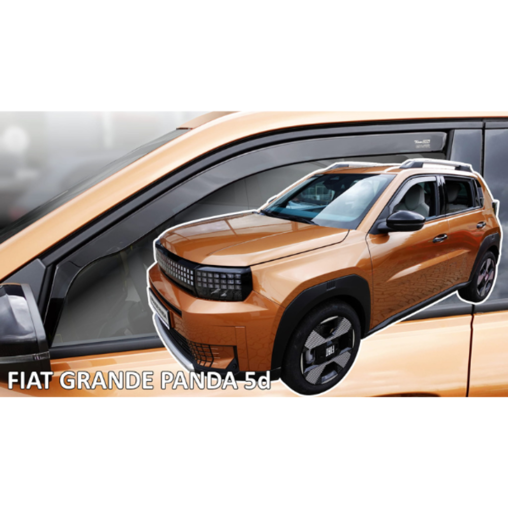 Εικόνα 1 από 4 — ΑΝΕΜΟΘΡΑΥΣΤΕΣ ΓΙΑ FIAT GRANDE PANTA /GRANDE PANTA HYBRID /GRANDE PANDA ELECTRIC 5D 2025+ ΖΕΥΓΑΡΙ ΑΠΟ ΕΥΚΑΜΠΤΟ ΦΙΜΕ ΠΛΑΣΤΙΚΟ HEKO – 2 ΤΕΜ.