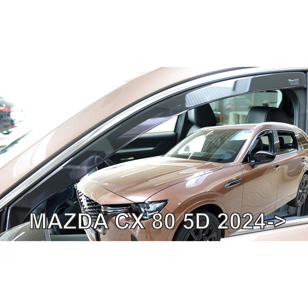 Εικόνα 1 από 5 — ΑΝΕΜΟΘΡΑΥΣΤΕΣ ΓΙΑ MAZDA CX 80 5D 2024+ ΖΕΥΓΑΡΙ ΑΠΟ ΕΥΚΑΜΠΤΟ ΦΙΜΕ ΠΛΑΣΤΙΚΟ HEKO – 2 ΤΕΜ