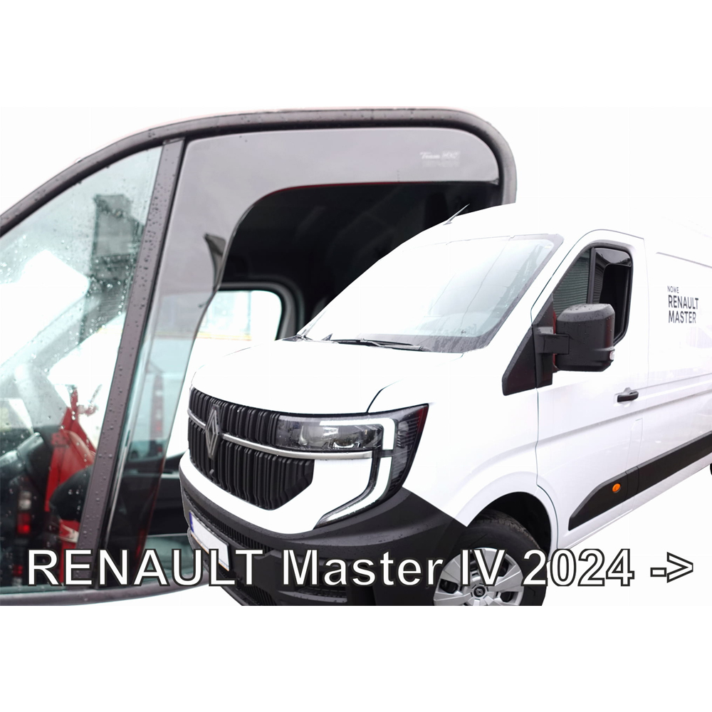 Εικόνα 1 από 4 — ΑΝΕΜΟΘΡΑΥΣΤΕΣ ΓΙΑ RENAULT MASTER IV 5D 2024+ ΖΕΥΓΑΡΙ ΑΠΟ ΕΥΚΑΜΠΤΟ ΦΙΜΕ ΠΛΑΣΤΙΚΟ HEKO – 2 ΤΕΜ.