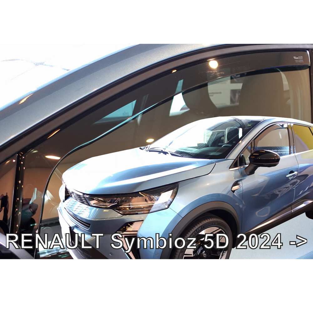 Εικόνα 1 από 5 — ΑΝΕΜΟΘΡΑΥΣΤΕΣ ΓΙΑ RENAULT SYMBIOZ 5D 2024+ ΖΕΥΓΑΡΙ ΑΠΟ ΕΥΚΑΜΠΤΟ ΦΙΜΕ ΠΛΑΣΤΙΚΟ HEKO – 2 ΤΕΜ.