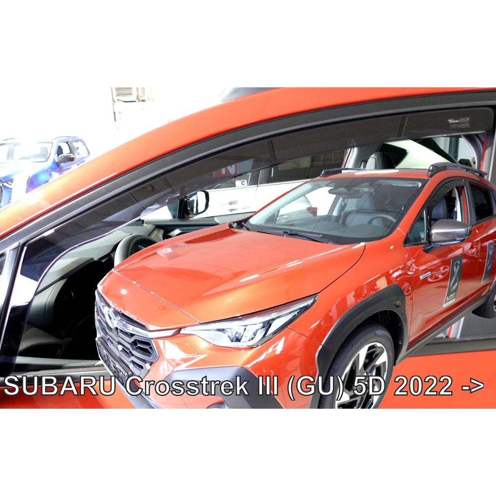 Εικόνα 1 από 4 — ΑΝΕΜΟΘΡΑΥΣΤΕΣ ΓΙΑ SUBARU CROSSTREK III (GU) 5D 2022+ ΖΕΥΓΑΡΙ ΑΠΟ ΕΥΚΑΜΠΤΟ ΦΙΜΕ ΠΛΑΣΤΙΚΟ HEKO – 2 ΤΕΜ