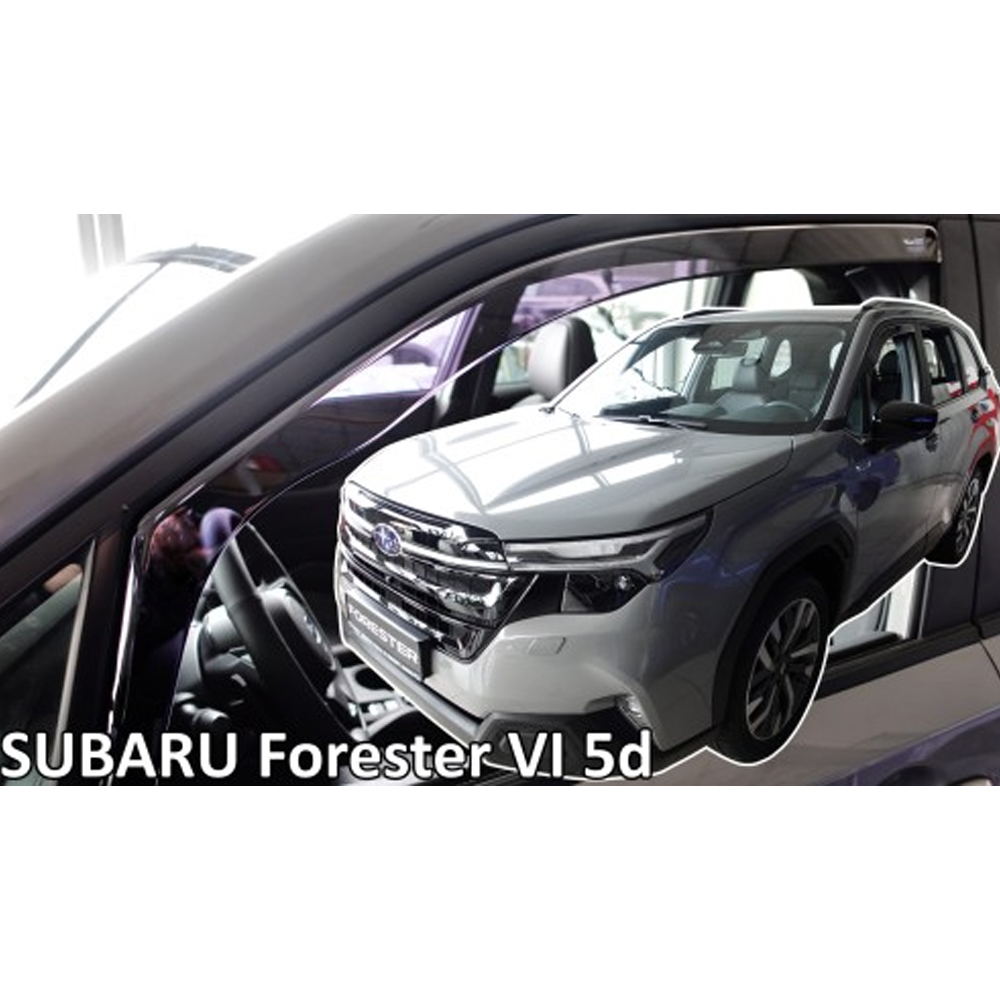 Εικόνα 1 από 4 — ΑΝΕΜΟΘΡΑΥΣΤΕΣ ΓΙΑ SUBARU FORESTER (SL) 5D 2024+ ΖΕΥΓΑΡΙ ΑΠΟ ΕΥΚΑΜΠΤΟ ΦΙΜΕ ΠΛΑΣΤΙΚΟ HEKO – 2 ΤΕΜ