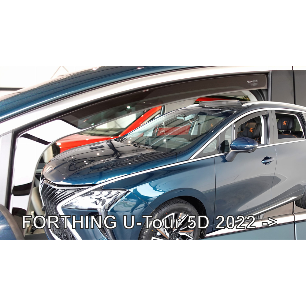 Εικόνα 1 από 5 — ΑΝΕΜΟΘΡΑΥΣΤΕΣ ΓΙΑ FORTHING U-TOUR 5D 2022+ ΖΕΥΓΑΡΙ ΑΠΟ ΕΥΚΑΜΠΤΟ ΦΙΜΕ ΠΛΑΣΤΙΚΟ HEKO – 2 ΤΕΜ.