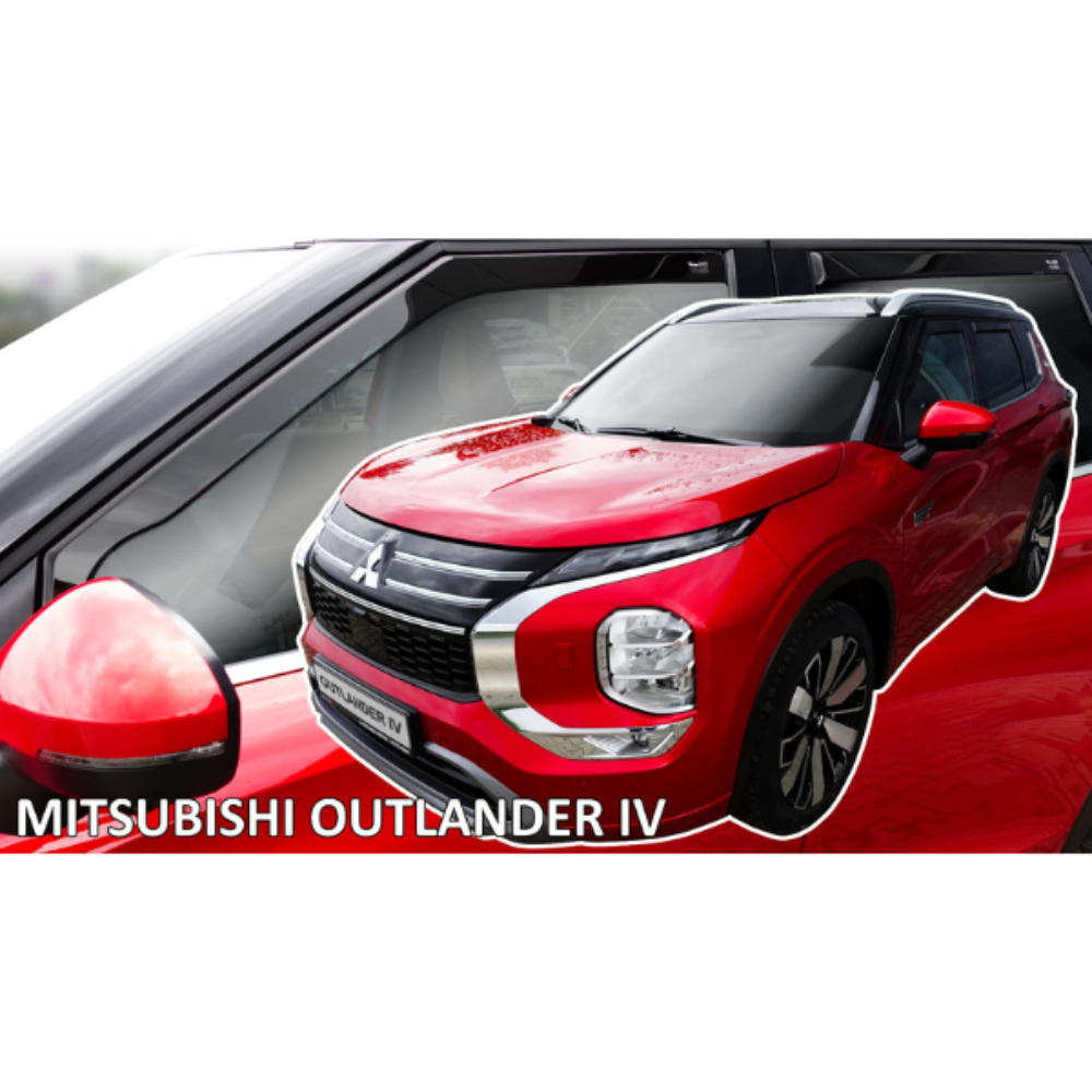 Εικόνα 1 από 4 — ΑΝΕΜΟΘΡΑΥΣΤΕΣ ΓΙΑ MITSUBISHI OUTLANDER 5D 2021+  ΖΕΥΓΑΡΙ ΑΠΟ ΕΥΚΑΜΠΤΟ ΦΙΜΕ ΠΛΑΣΤΙΚΟ HEKO