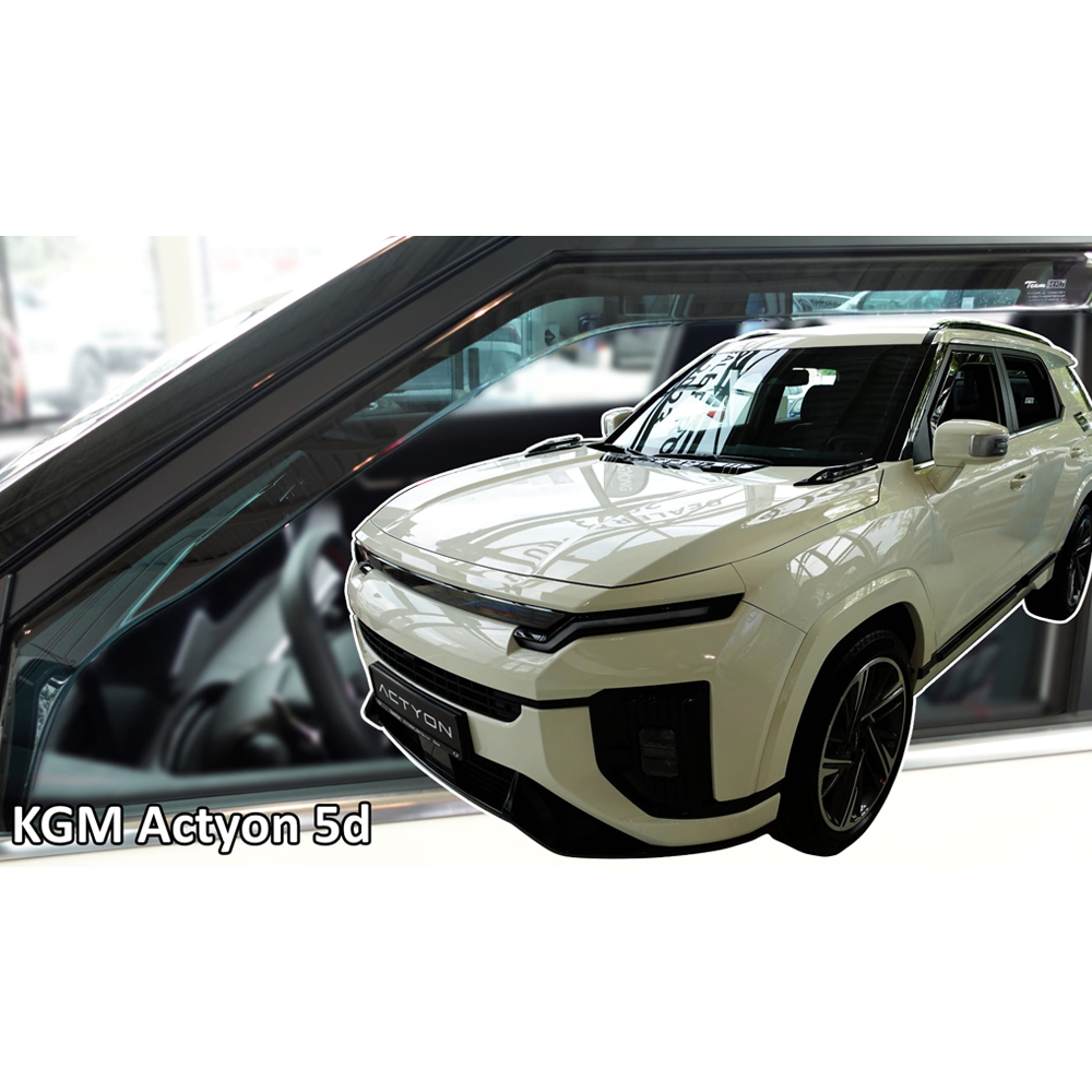 Εικόνα 1 από 4 — ΑΝΕΜΟΘΡΑΥΣΤΕΣ ΓΙΑ KGM ACTYON 5D 2024+ ΣΕΤ ΑΥΤΟΚΙΝΗΤΟΥ ΑΠΟ ΕΥΚΑΜΠΤΟ ΦΙΜΕ ΠΛΑΣΤΙΚΟ HEKO – 4 ΤΕΜ.