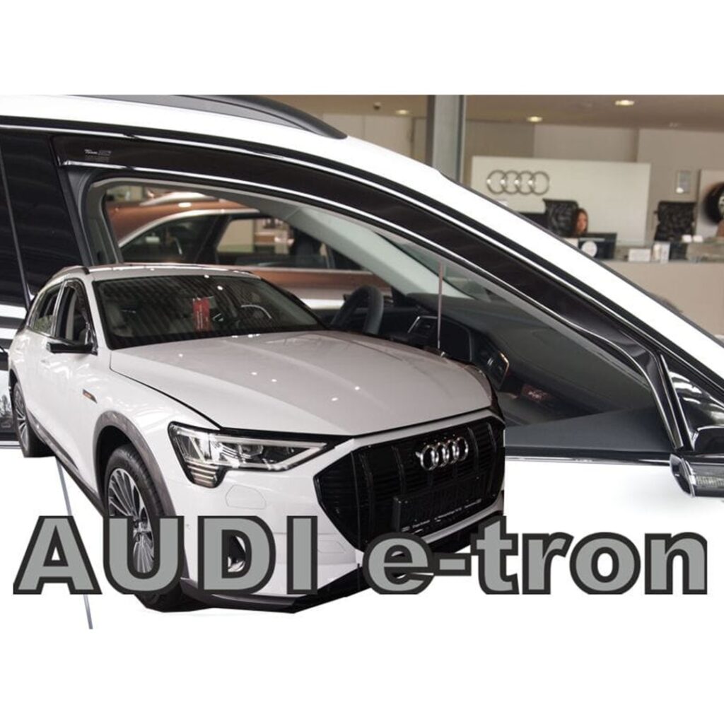 Εικόνα 1 από 5 — ΑΝΕΜΟΘΡΑΥΣΤΕΣ ΓΙΑ AUDI E-TRON 5D 2018-2021 ΖΕΥΓΑΡΙ ΑΠΟ ΕΥΚΑΜΠΤΟ ΦΙΜΕ ΠΛΑΣΤΙΚΟ HEKO – 2 ΤΕΜ.