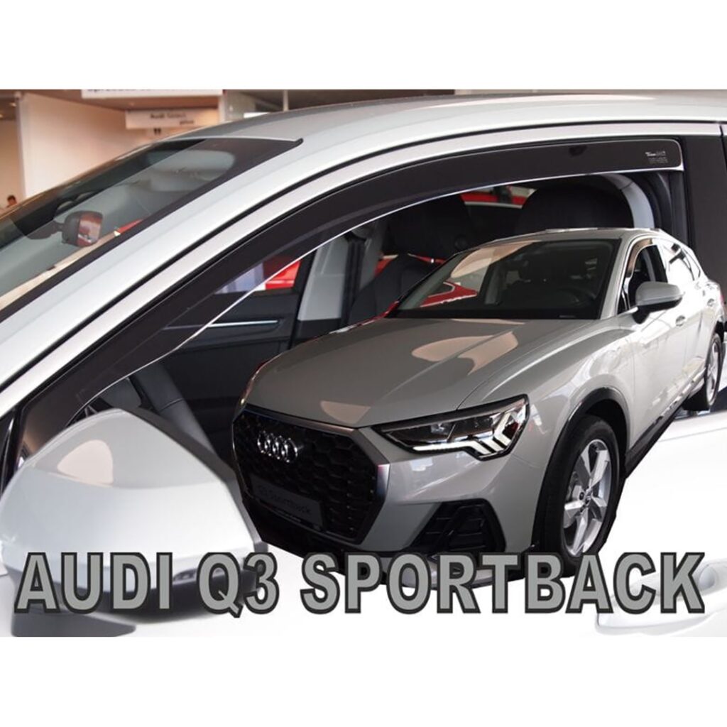 Εικόνα 1 από 5 — ΑΝΕΜΟΘΡΑΥΣΤΕΣ ΓΙΑ AUDI Q3 5D SPORTBACK 2020-2021 ΖΕΥΓΑΡΙ ΑΠΟ ΕΥΚΑΜΠΤΟ ΦΙΜΕ ΠΛΑΣΤΙΚΟ HEKO – 2 ΤΕΜ.