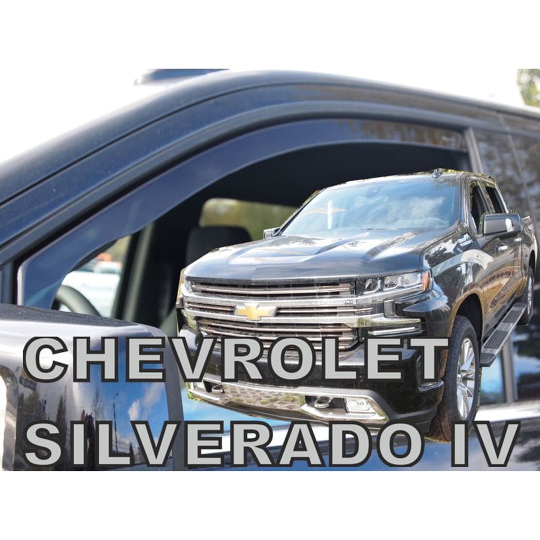 Εικόνα 1 από 5 — ΑΝΕΜΟΘΡΑΥΣΤΕΣ ΓΙΑ CHEVROLET SILVERADO 4D 2019-2021 ΖΕΥΓΑΡΙ ΑΠΟ ΕΥΚΑΜΠΤΟ ΦΙΜΕ ΠΛΑΣΤΙΚΟ HEKO – 2 ΤΕΜ.