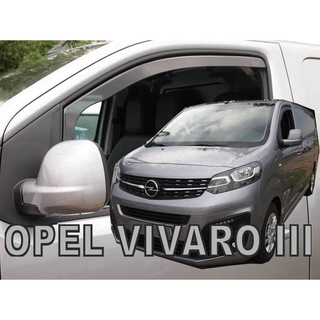 Εικόνα 1 από 8 — ΑΝΕΜΟΘΡΑΥΣΤΕΣ ΓΙΑ CITROEN JUMPY 3 / SPACETOURER / TOYOTA PROACE 2 / PEUGEOT EXPERT 3 / TRAVELLER 2016+ / OPEL VIVARO 3 2019+ ΖΕΥΓΑΡΙ VAN ΑΠΟ ΕΥΚΑΜΠΤΟ ΦΙΜΕ ΠΛΑΣΤΙΚΟ HEKO – 2 ΤΕΜ.