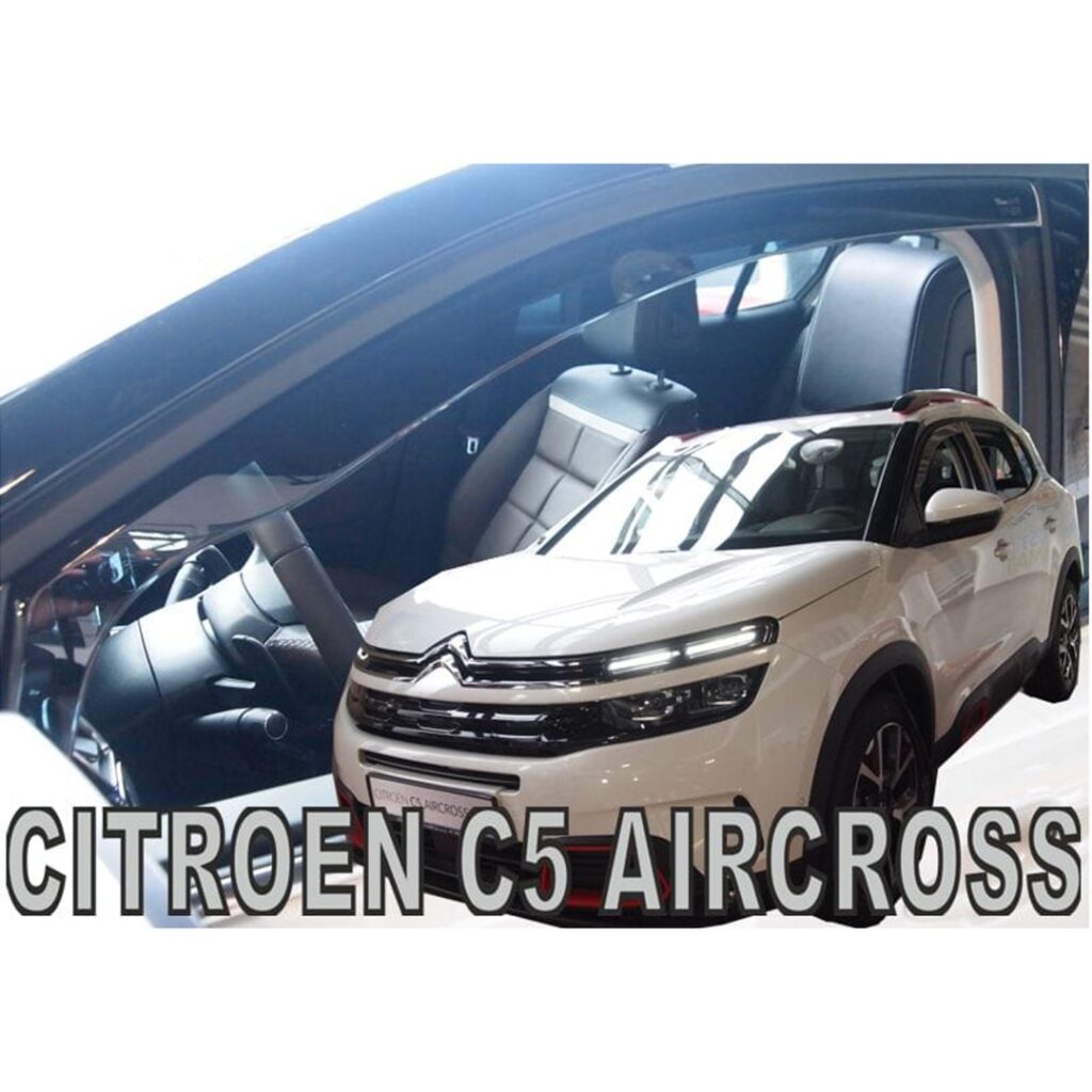 Εικόνα 1 από 5 — ΑΝΕΜΟΘΡΑΥΣΤΕΣ ΓΙΑ CITROEN C5 AIRCROSS 5D 2019-2021 ΖΕΥΓΑΡΙ ΑΠΟ ΕΥΚΑΜΠΤΟ ΦΙΜΕ ΠΛΑΣΤΙΚΟ HEKO – 2 ΤΕΜ.