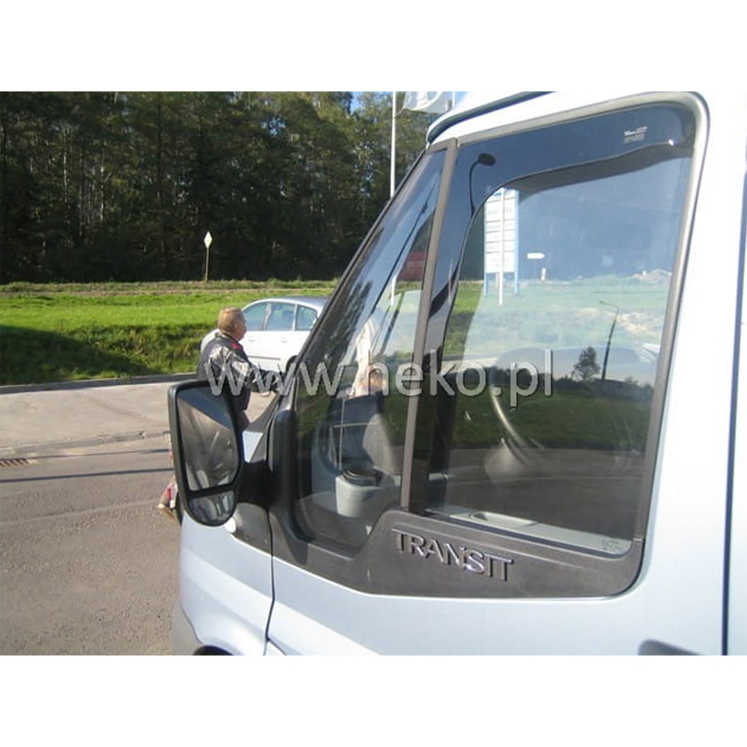 Εικόνα 1 από 5 — ΑΝΕΜΟΘΡΑΥΣΤΕΣ ΓΙΑ FORD TRANSIT 7 2D 05/2006+ ΖΕΥΓΑΡΙ VAN ΑΠΟ ΕΥΚΑΜΠΤΟ ΦΙΜΕ ΠΛΑΣΤΙΚΟ HEKO – 2 ΤΕΜ.