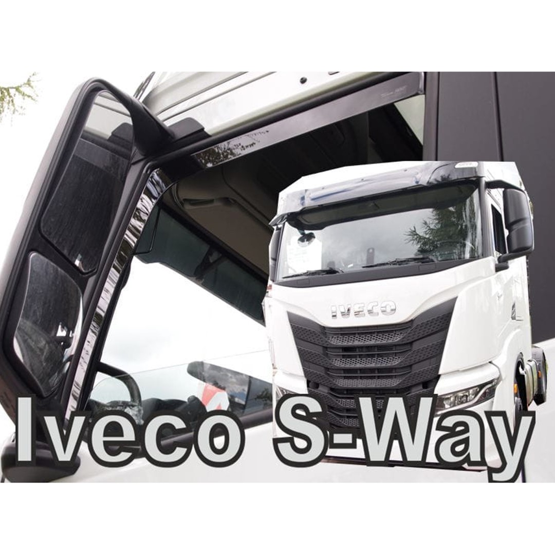 Εικόνα 1 από 4 — ΑΝΕΜΟΘΡΑΥΣΤΕΣ ΓΙΑ IVECO S-WAY 2019+ ΖΕΥΓΑΡΙ ΦΟΡΤΗΓΟΥ ΑΠΟ ΕΥΚΑΜΠΤΟ ΦΙΜΕ ΠΛΑΣΤΙΚΟ HEKO – 2 ΤΕΜ.