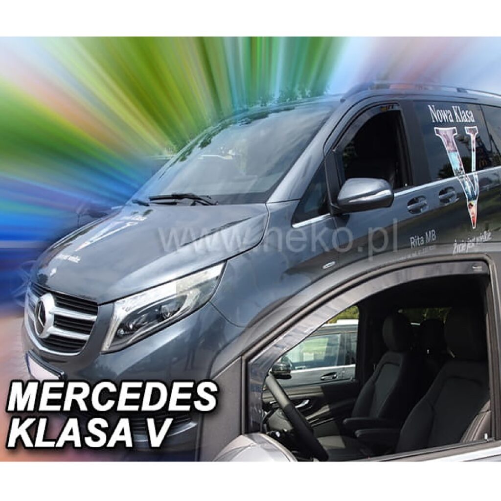 Εικόνα 1 από 5 — ΑΝΕΜΟΘΡΑΥΣΤΕΣ ΓΙΑ MERCEDES VITO KLAS V W447 2014+ ΖΕΥΓΑΡΙ ΑΠΟ ΕΥΚΑΜΠΤΟ ΦΙΜΕ ΠΛΑΣΤΙΚΟ HEKO – 2 ΤΕΜ.