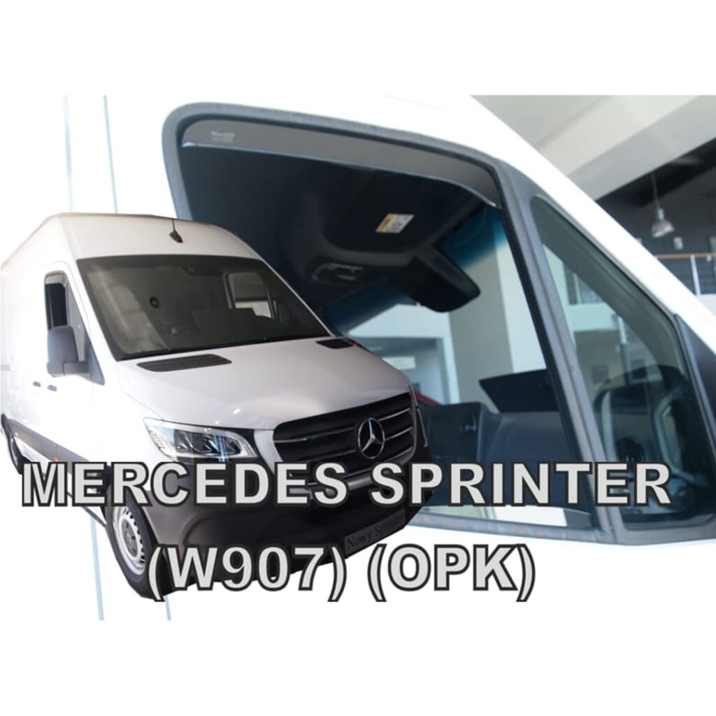 Εικόνα 1 από 5 — ΑΝΕΜΟΘΡΑΥΣΤΕΣ ΓΙΑ MERCEDES SPRINTER W907 2D 2018+ ΚΟΝΤΟ ΖΕΥΓΑΡΙ VAN ΑΠΟ ΕΥΚΑΜΠΤΟ ΦΙΜΕ ΠΛΑΣΤΙΚΟ HEKO – 2 ΤΕΜ.