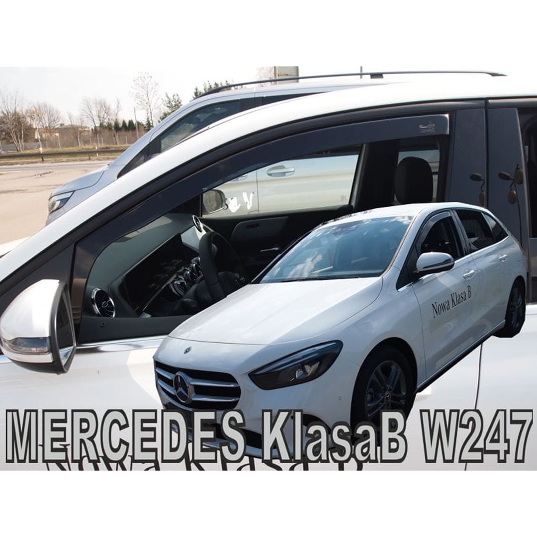 Εικόνα 1 από 5 — ΑΝΕΜΟΘΡΑΥΣΤΕΣ ΓΙΑ MERCEDES B-KLAS W247 5D 2019+ ΖΕΥΓΑΡΙ ΑΠΟ ΕΥΚΑΜΠΤΟ ΦΙΜΕ ΠΛΑΣΤΙΚΟ HEKO – 2 ΤΕΜ.