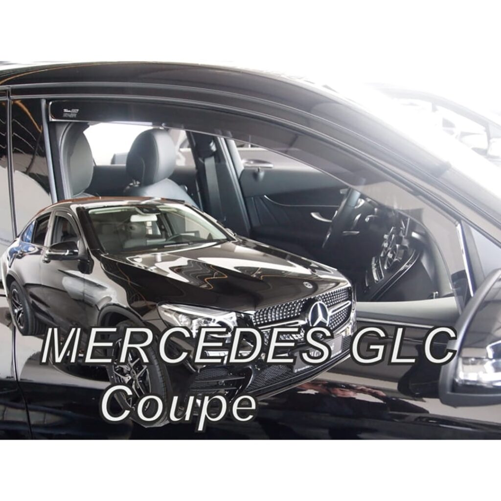 Εικόνα 1 από 5 — ΑΝΕΜΟΘΡΑΥΣΤΕΣ ΓΙΑ MERCEDES GLC COUPE C253 5D 2017+ ΖΕΥΓΑΡΙ ΑΠΟ ΕΥΚΑΜΠΤΟ ΦΙΜΕ ΠΛΑΣΤΙΚΟ HEKO – 2 ΤΕΜ.