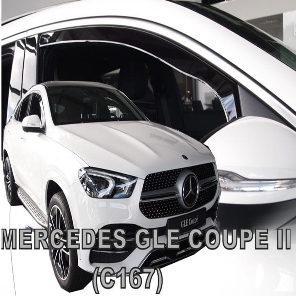 Εικόνα 1 από 5 — ΑΝΕΜΟΘΡΑΥΣΤΕΣ ΓΙΑ MERCEDES GLE COUPE C167 5D 2019+ – ΖΕΥΓΡΙ ΖΕΥΓΑΡΙ ΑΠΟ ΕΥΚΑΜΠΤΟ ΦΙΜΕ ΠΛΑΣΤΙΚΟ HEKO – 2 ΤΕΜ.