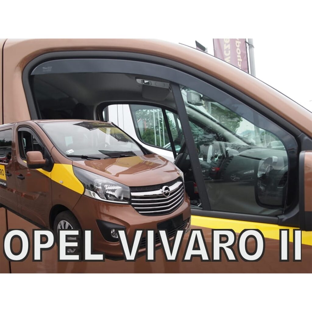 Εικόνα 1 από 6 — ΑΝΕΜΟΘΡΑΥΣΤΕΣ ΓΙΑ OPEL VIVARO II 2014+ / RENAULT TRAFIC III 2014+ / NISSAN NV300 2018+ ΖΕΥΓΑΡΙ ΑΥΤΟΚΙΝΗΤΟΥ ΑΠΟ ΕΥΚΑΜΠΤΟ ΦΙΜΕ ΠΛΑΣΤΙΚΟ HEKO – 2 ΤΕΜ.