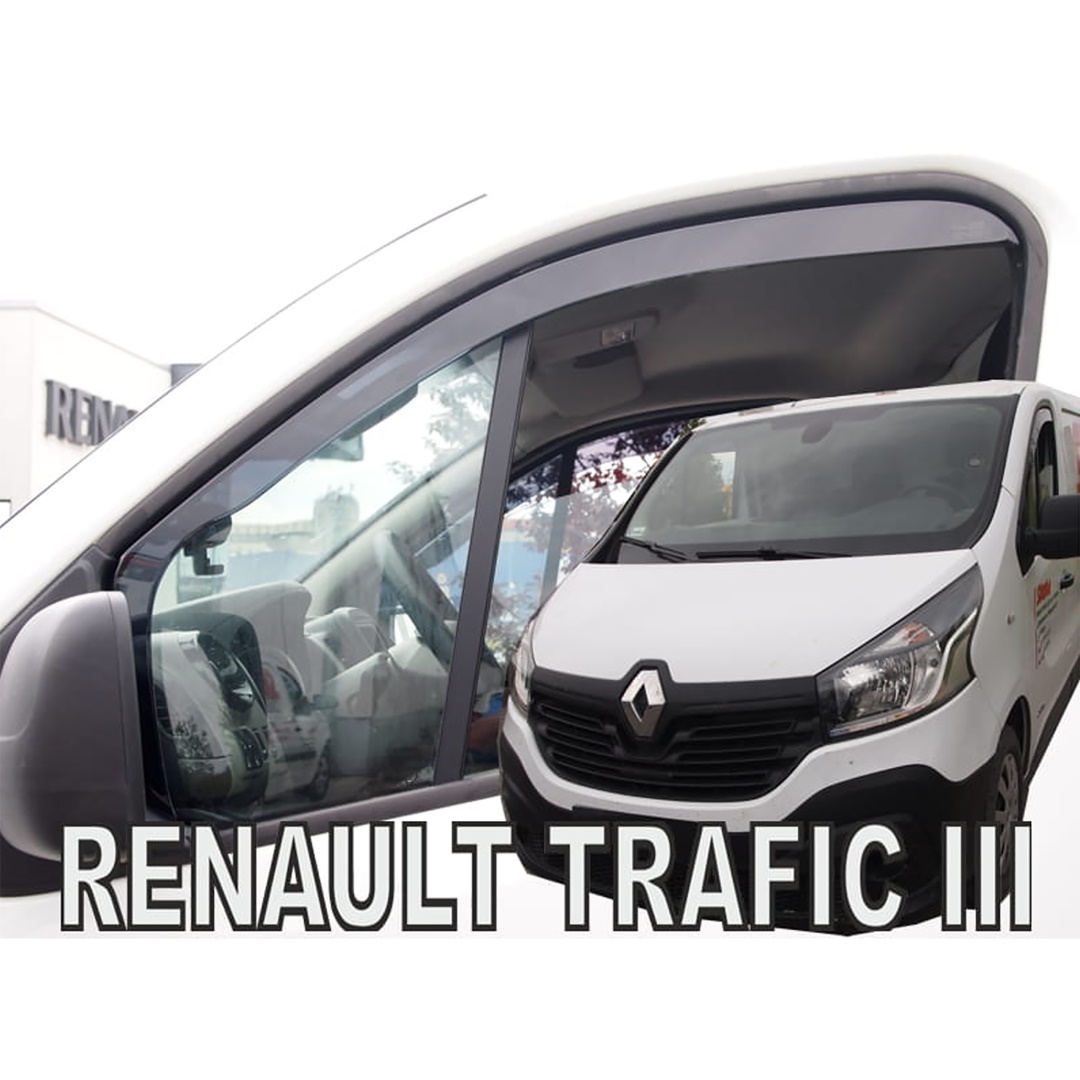 Εικόνα 2 από 6 — ΑΝΕΜΟΘΡΑΥΣΤΕΣ ΓΙΑ OPEL VIVARO II 2014+ / RENAULT TRAFIC III 2014+ / NISSAN NV300 2018+ ΖΕΥΓΑΡΙ ΑΥΤΟΚΙΝΗΤΟΥ ΑΠΟ ΕΥΚΑΜΠΤΟ ΦΙΜΕ ΠΛΑΣΤΙΚΟ HEKO – 2 ΤΕΜ.