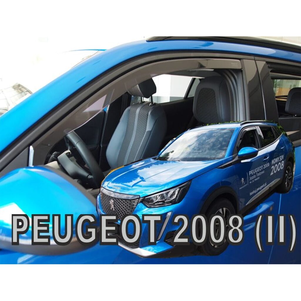 Εικόνα 1 από 5 — ΑΝΕΜΟΘΡΑΥΣΤΕΣ ΓΙΑ PEUGEOT 2008 5D 2019+ / 2008E 5D 2019+ – ΖΕΥΓΑΡΙ ΑΥΤΟΚΙΝΗΤΟΥ ΑΠΟ ΕΥΚΑΜΠΤΟ ΦΙΜΕ ΠΛΑΣΤΙΚΟ HEKO – 2 ΤΕΜ.