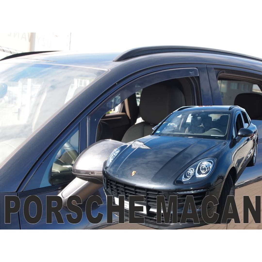 Εικόνα 1 από 5 — ΑΝΕΜΟΘΡΑΥΣΤΕΣ ΓΙΑ PORSCHE MACAN 5D 2013+ ΖΕΥΓΑΡΙ ΑΠΟ ΕΥΚΑΜΠΤΟ ΦΙΜΕ ΠΛΑΣΤΙΚΟ HEKO – 2 ΤΕΜ.