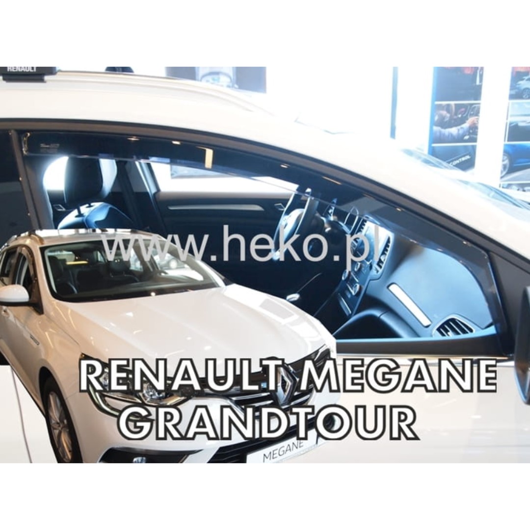 Εικόνα 2 από 7 — ΑΝΕΜΟΘΡΑΥΣΤΕΣ ΓΙΑ RENAULT MEGANE 5D 2016+ ΖΕΥΓΑΡΙ ΑΠΟ ΕΥΚΑΜΠΤΟ ΦΙΜΕ ΠΛΑΣΤΙΚΟ HEKO – 2 ΤΕΜ.