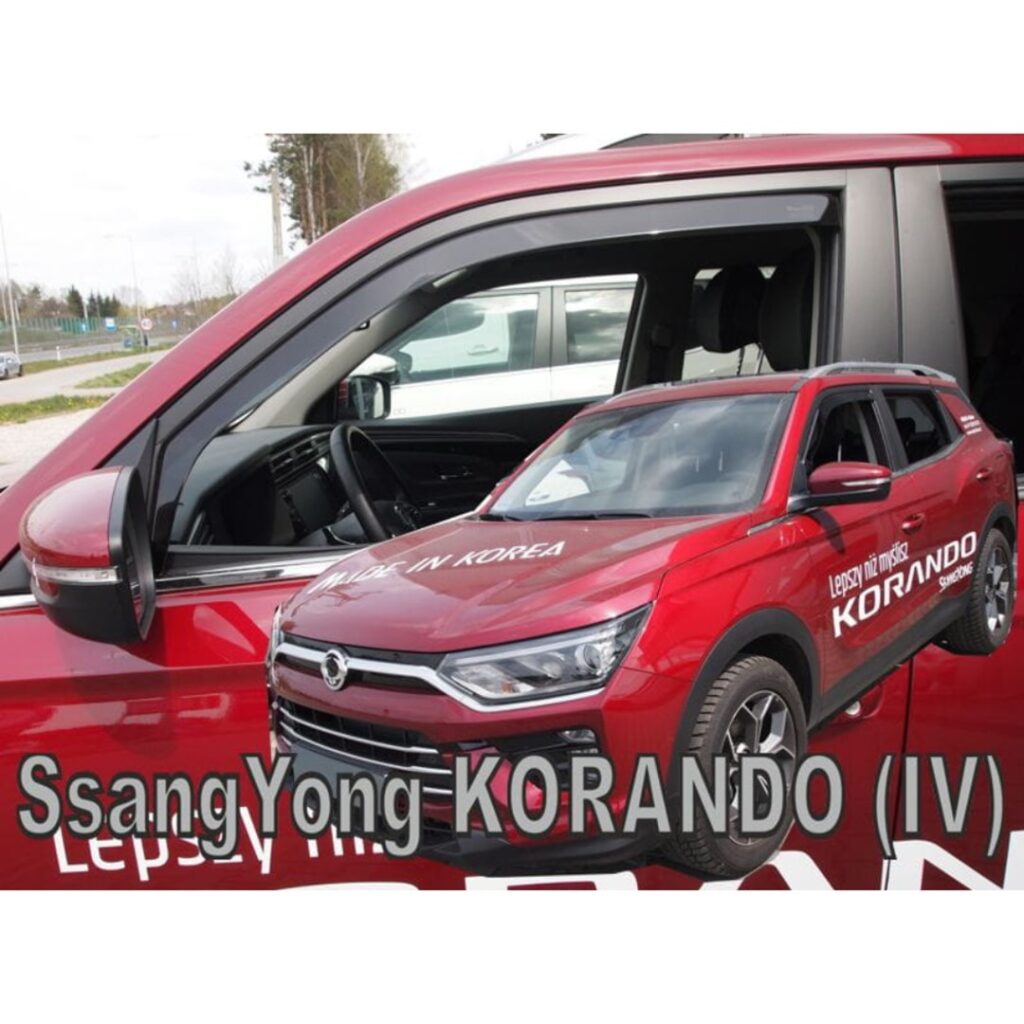 Εικόνα 1 από 5 — ΑΝΕΜΟΘΡΑΥΣΤΕΣ ΓΙΑ SSANGYONG KORANDO 5D 2019+ ΖΕΥΓΑΡΙ ΑΠΟ ΕΥΚΑΜΠΤΟ ΦΙΜΕ ΠΛΑΣΤΙΚΟ HEKO – 2 ΤΕΜ.