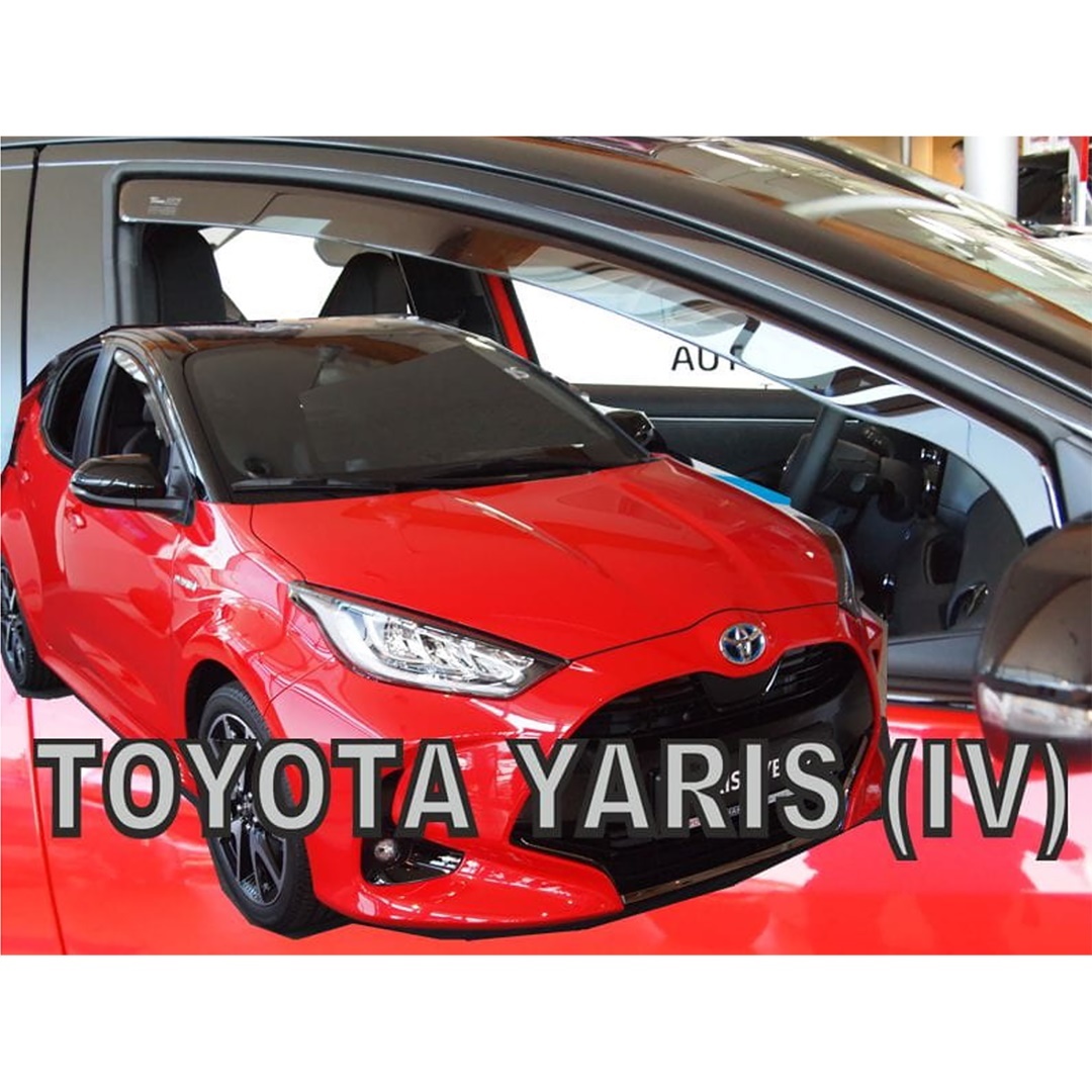 Εικόνα 1 από 5 — ΑΝΕΜΟΘΡΑΥΣΤΕΣ ΓΙΑ TOYOTA YARIS 5D 2019+ / MAZDA 2 2022+  ΖΕΥΓΑΡΙ ΑΠΟ ΕΥΚΑΜΠΤΟ ΦΙΜΕ ΠΛΑΣΤΙΚΟ HEKO – 2 ΤΕΜ.